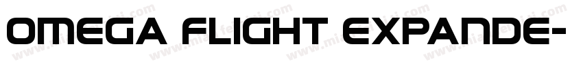 Omega Flight Expande字体转换